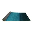 thumbnail image 2 of Ahgly Company Indoor Rectangle Abstract Turquoise Blue Contemporary Area Rugs, 5' x 8', 2 of 4