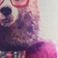 thumbnail image 3 of Bear | Hipster | Pillow Cover | Watercolor | Throw Pillow | Home Decor | Wilderness | Cute Throw Pillows | Best Throw Pillows | Animals, 3 of 3