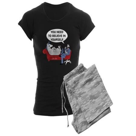 

CafePress - Believe In Yourself Pajamas - Women s Dark Pajamas