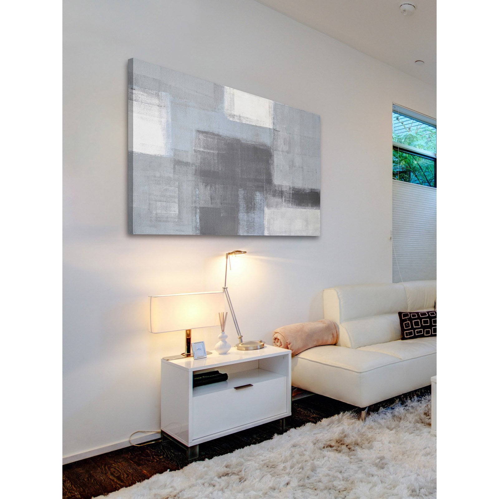 "Suspicious Edges" Painting Print on Wrapped Canvas