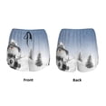 thumbnail image 5 of Fotbe Snowman And Christmas Tree Womens High Waist Running Shorts Athletic Workout Quick Dry Shorts for Women with Pockets Gym Yoga Summer Shorts-Small, 5 of 9