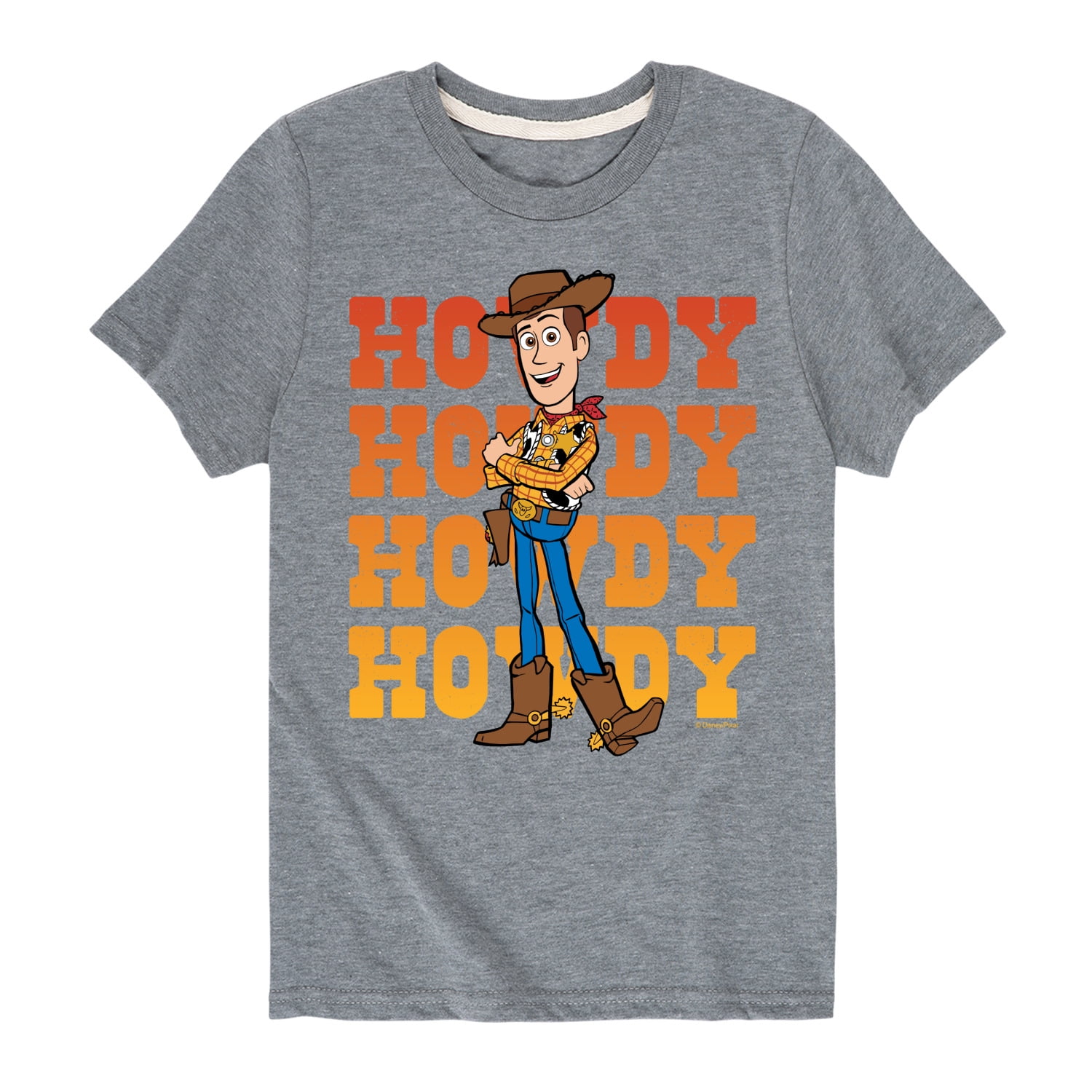 Toy Story - Woody Howdy - Toddler And Youth Short Sleeve Graphic T ...