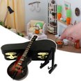 thumbnail image 2 of LCXmlly Kids Mini Guitar Toy Mini Guitar Toy Ornament with Storage Smooth Surface for Home & Office Display, 2 of 7