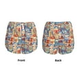 thumbnail image 3 of Salouo Set Of Travel Vintage Print Women's 2 in 1 Running Shorts Double-Layer Shorts Athletic Workout Gym Yoga Shorts Running Shorts for Women-X-Large, 3 of 7