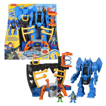 Imaginext DC Super Friends Batman Playset, Command Center with 10-inch Robot, Toddler Toys Ages 3 