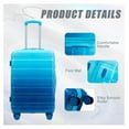 thumbnail image 7 of SONGMY 3 Luggage Sets, ABS Hardshell Suitcase Spinner Wheels with Lock, 7 of 7