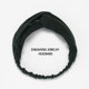 thumbnail image 1 of Versión de diadema cruzada de punto, diadema para lavar la cara, diadema elástica de color sólido Irfora punto verde oscuro, 1 of 5