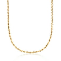 Ross-Simons 5.5mm 14kt Yellow Gold Rope-Chain Necklace, Women's, Adult
