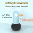 thumbnail image 2 of Dispensador automático de jabón espumoso, dispensador de jabón de manos recargable sin contacto con forma de pato lindo para baño y cocina, dispensador de jabón de espuma sin contacto (400 ml), 2 of 6