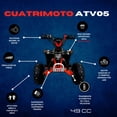 thumbnail image 2 of Motocicleta Infantil Shahoma PB04 Pocket Bike Deportiva 49cc Roja, 2 of 4