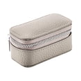 thumbnail image 1 of Estuche de viaje portátil para joyas, organizador de viaje para pendientes, pulseras y anillos. Gris, 1 of 9
