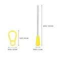 thumbnail image 3 of 2 Pcs Bâtons de Fer Triangle Musical Outil de Percussion à Main pour Performance Maillets de Fer Triangle Accessoires d'Instrument Pièces de Percussion, 3 of 8