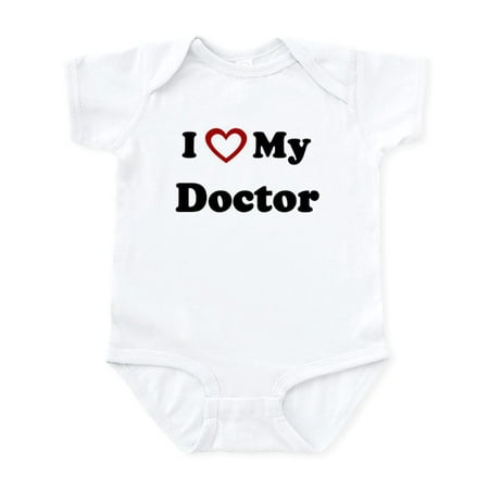 

CafePress - I Love My Doctor Infant Bodysuit - Baby Light Bodysuit Size Newborn - 24 Months