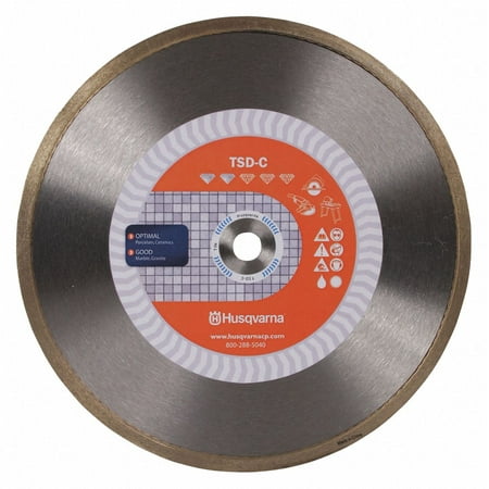 UPC: 0805544684781 | Husqvarna Tacti-Cut Dri Disc 7 in. Dia. x 5/8 in. Continuous Rim Diamond Saw Blade 1 pk