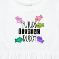 thumbnail image 4 of Inktastic Future Fishing Buddy with Colorful Fish Girls Baby Dress, 4 of 5