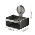 thumbnail image 3 of Steadline Suction Cup Soap Dish Holder - Wall Mounted Bathroom Storage with Drainage Holes - No Drill Installation for Bar Soaps and Beauty Products, 3 of 6