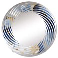 thumbnail image 2 of Designart "Patterned Celestial Elegance in Gold and Blue Marble III" Marble Spiral Round Wall Mirror - Oval Printed Decorative Mirror - Multiple Color Options, 2 of 5