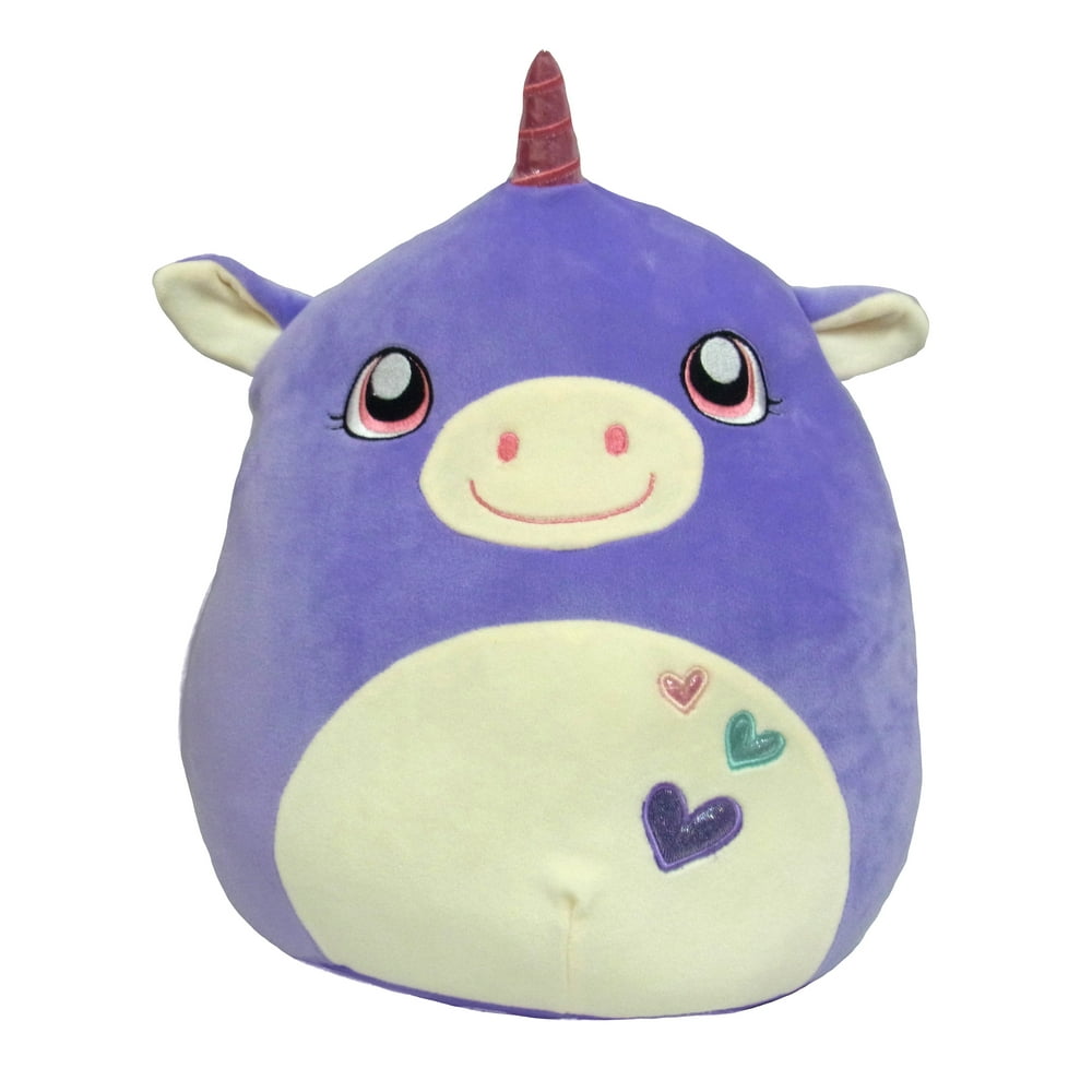 light blue unicorn squishmallow