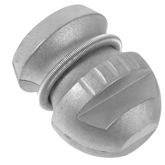 WORGEOUS Trailer Parts Hitch Lock Ball Lock Universal Coupling Tow Zinc Alloy (Silver)
