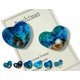 thumbnail image 1 of Corazón de bolsillo de vidrio para playa, adorno de corazón de vidrio oceánico hecho a mano con fusión de mar natural, ficha de bolsillo de corazón de vidrio fusionado, mini ficha linda y duradera con, 1 of 7