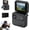 Black-64GB, variant on Multi-Functional Flip Screen Action Camera, 4K HD 143° Wide-Angle Optical Lens, Flip Screen Thumb Action Camera with 360° Panorama Function & Anti-Shake, for Cycling, Skydiving (Orange-64GB)