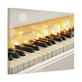 thumbnail image 2 of Light up Piano Keys Music Lover's Delight Piano Keyboard Canvas Wall Art for Home Decor Ready-to-Hang, 2 of 12