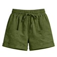 thumbnail image 7 of Women's Casual Summer Elastic Waist Comfy Shorts with Pockets, 7 of 7