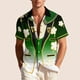 thumbnail image 5 of Ceisia St. Patrick's Day Men's Unisex Hawaiian Shirt | Summer Beach Casual Short Sleeve Button Down Gift Printed Top, 5 of 9