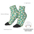 thumbnail image 6 of Pofeuu SHIBA WITH FLORAL Print 30cm Socks, Adult Running Hiking Socks for Youth and Adult, 6 of 7