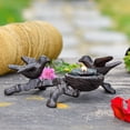 thumbnail image 6 of Sungmor Vintage Cast Iron Tealight Candle Holder, Lovely & Beautiful Birds Nest Design, Unique Tabletop Shelf Home Decor Pieces, Small Birds Statue Candle Holders Coffee Table Centerpieces Decor, 6 of 8