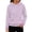 21#Light Purple, variant on Teen Girls Horizontal Stripe Hoodies Beach Vacation Play Hooded Pullover Tops Retro Loose Long Sleeve Sweatshirts