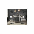 thumbnail image 3 of Acme Furniture Rahma Bar Table in Antique Ebony Top Grain Leather Dining room furniture, 3 of 3
