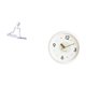 thumbnail image 5 of Figura de escritorio,Escultura abstracta de pensador para decoración de oficina y hogar.,Reloj de pared,Reloj de pared decorativo,moderno y elegante.,Reloj de pared redondo silencioso y sin, 5 of 8