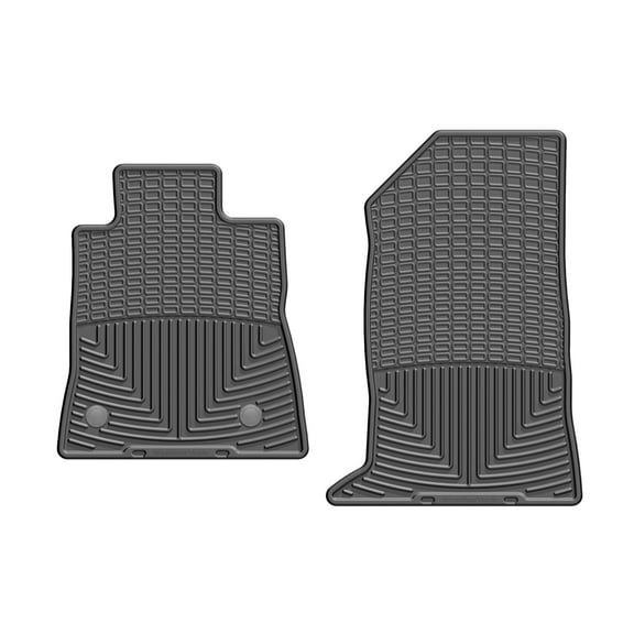 WeatherTech All-Weather Floor Mats compatible with 2016-2024 Chevrolet Camaro - 1st Row (Driver & Passenger), Black