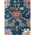 thumbnail image 5 of EORC T.BLUE / Gray Hand Knotted Wool Traditional Colorful Mahal Classic Rug, 8' x 10, 5 of 7