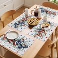thumbnail image 5 of Independence Day Placemats Set of 12, Vintage Butterfly Star Leaf Gray Plaid Non-Slip Place Mats Washable Table Mats for Kitchen Dining Table Decorations Indoor/Outdoor, 5 of 9