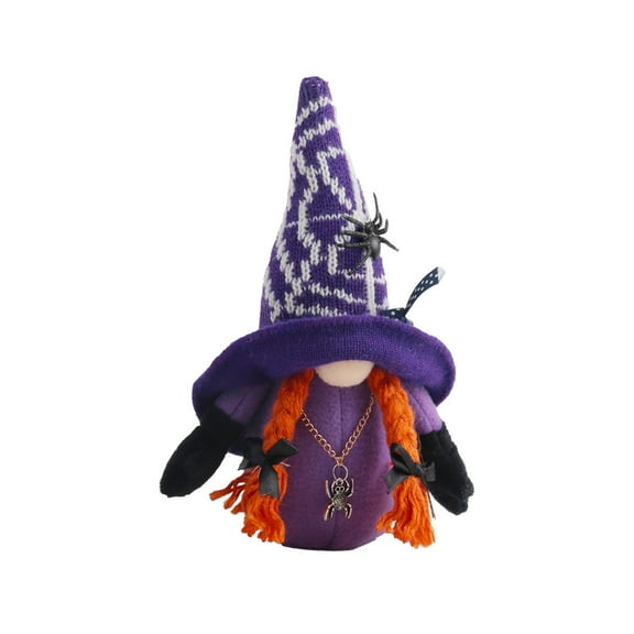 Moocorvic Halloween Gnomes Decorations for Home, Black Fall Gnomes Halloween Desk Decor for Bedroom Living Room, Halloween Birthday Party Decorations