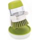 thumbnail image 1 of Kitchen Brush with Soap Dispenser and Storage Stand for Easy Cleaning - Green, 1 of 4