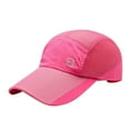 thumbnail image 2 of pxiakgy hats for women uni mesh cap breathable hat work cap plain sunshade baseball cap mountain climbing outdoors summer cap hot pink + one size, 2 of 3