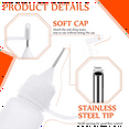 thumbnail image 2 of 100Pcs 10ML Narrow Tip Applicator Bottle Needle Tip Glue Bottle Applicator for Alcohol Ink DIY Quilling Acrylic Painting, 2 of 6