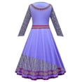 thumbnail image 4 of Vestido de princesa Wish Asha para niñas, Vestidos morados de manga larga, ropa para fiesta de cumpleaños y Carnaval, Disfraces de Halloween, 4 of 5