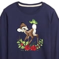 thumbnail image 3 of Disney Bambi - Christmas - Botanical Butterfly - Toddler & Youth Long Sleeve Graphic T-Shirt, 3 of 5
