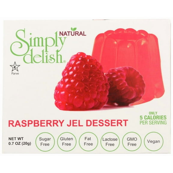 Simply Delish Jel Dessert - Raspberry , .7 Oz