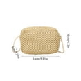 thumbnail image 3 of Beautynvta Small Crossbody Bag for Women, Trendy Casual Straw Woven Shoulder Bag Tote Handbag Summer Beach Purse, Khaki, 3 of 7