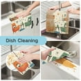 thumbnail image 2 of Yayeee 6 Pack Kitchen Dishcloths for Washing Dishes Soft Absorbent Microfiber Towels, Beige Cats Reading, 2 of 9