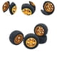 thumbnail image 2 of 4 Piezas de Neumáticos de Repuesto para Coche RC Perfke 14301 16207 1:12 1:14 1:16 1:18 Oro, 2 of 8