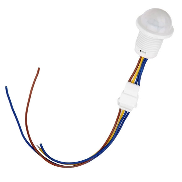 Interrupteur de Contrôle de Capteur, Facile à Installer, Économiseur d'Énergie, Contrôle Fiable par Capteur de Mouvement Infrarouge, Petites Lampes à Incandescence pour Charges
