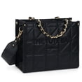 thumbnail image 1 of Bolso de mano Chinllo con cadenas acolchadas, monedero tipo Stachel E.Black-S para mujer, 1 of 6