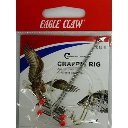 Eagle Claw Crappie Rig, Gold (Best Crappie Rig Setup)