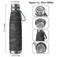 thumbnail image 3 of 29oz Insulated Water Bottle with Tea Infuser, Stainless Steel Travel Mug, Camouflage Print, 3 of 6